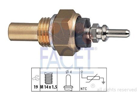 1 830 131 Датчик температуры facet 7.3131 на Мерседес C-Class S202