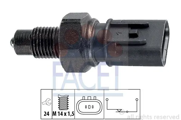 1 860 235 Включатель сигнала з/хода Facet 7.6235 (фото 1)