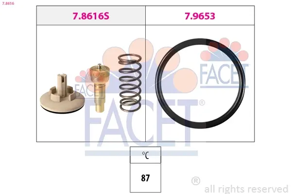 1 880 616 Термостат facet 78616