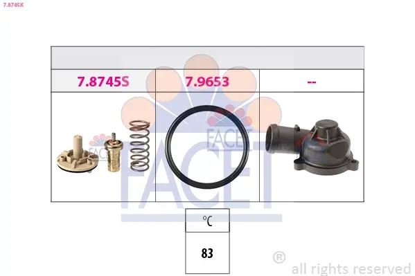 1 880 745K Термостат facet 78745K