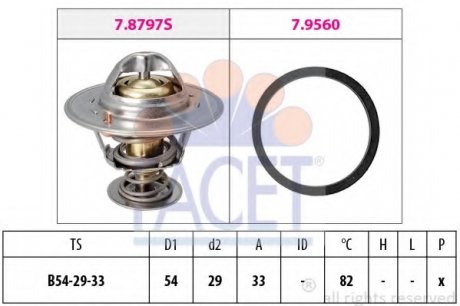 1 880 797 Термостат facet 7.8797