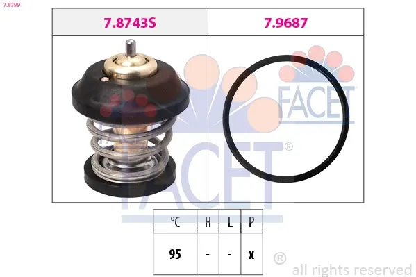 1 880 799 Термостат facet 78799