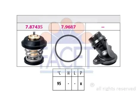 1 880 799K Термостат Facet 78799K