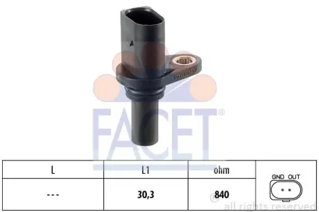 1 953 221 Датчик импульсов Facet 90221