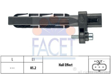 1.953.758 Датчик коленвала facet 9.0758 на Бмв F30