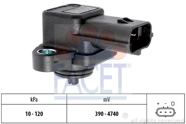 Датчик абсолютного давления(MAP) facet 103042