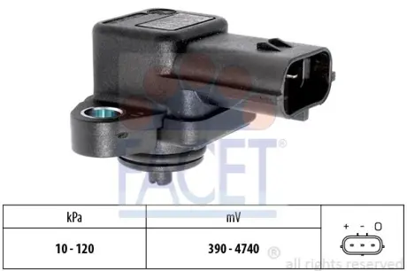 Датчик абсолютного давления(MAP) facet 103042
