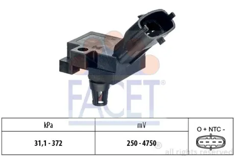 Датчик абсолютного давления (MAP) facet 103248