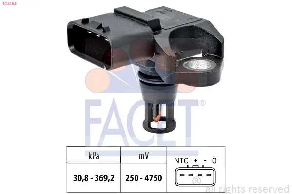 Датчик абсолютного тиску facet 103158
