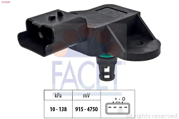 Датчик абсолютного тиску facet 103320