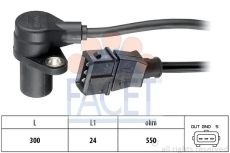 Датчик частоти обертання facet 90272