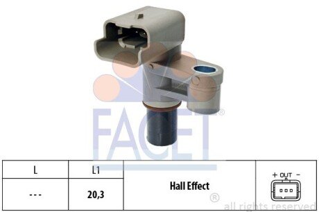 Датчик частоти обертання facet 9.0462 на Пежо Боксер