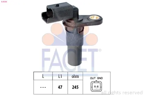 Датчик частоти обертання Facet 9.0536
