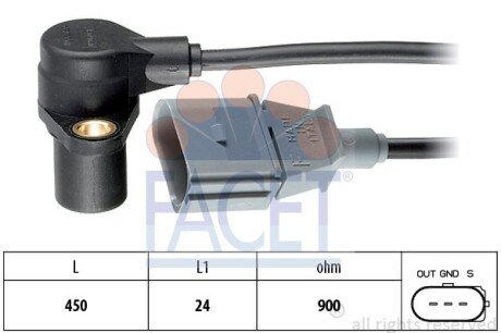 Датчик частоты вращения вала facet 90205