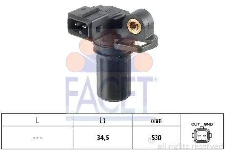 Датчик частоты вращения вала Facet 90323