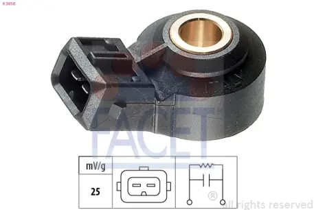 Датчик детонации 1(F20)/3(F30)/Vectra 90-02 2.0i Facet 9.3010
