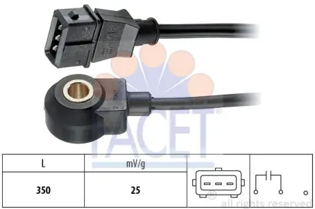 Датчик детонации facet 93016 Фольксваген Транспортер т4