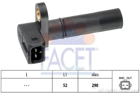 Датчик положения коленвала Facet 90035