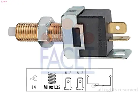 Датчик включения стоп-сигнала facet 71017 Мазда 929