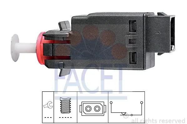 Датчик включения стоп-сигнала facet 71058