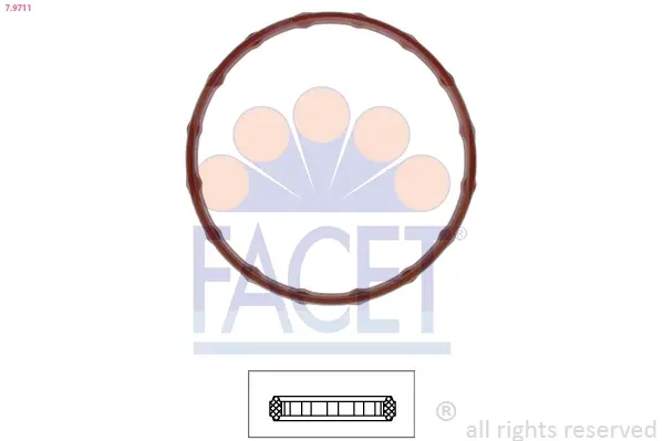 Прокладка термостата facet 79711