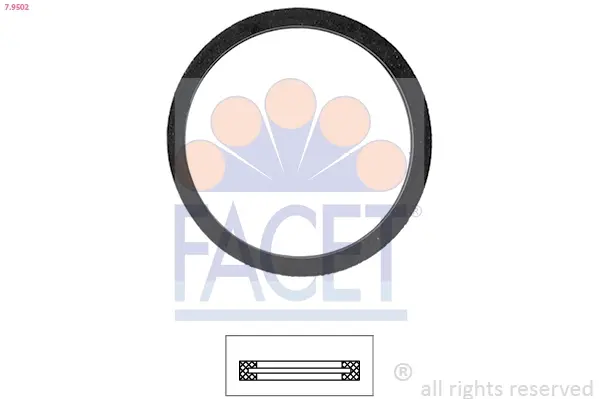 Прокладка термостату Facet 79502 (фото 1)