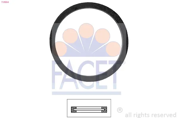 Прокладка термостату facet 79554