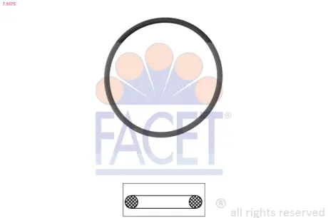 Прокладка термостату facet 79575 Опель Омега б