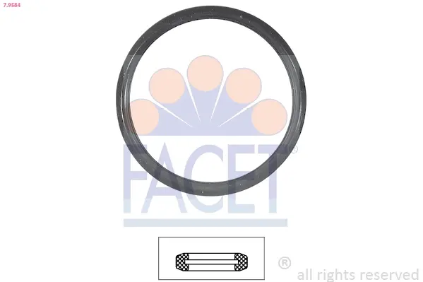 Прокладка термостату Facet 79584 (фото 1)