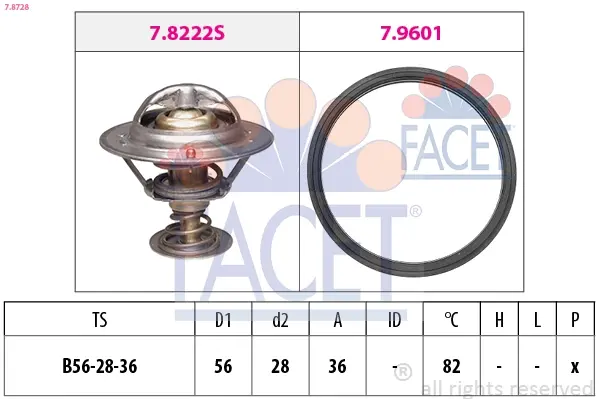 Термостат facet 78728