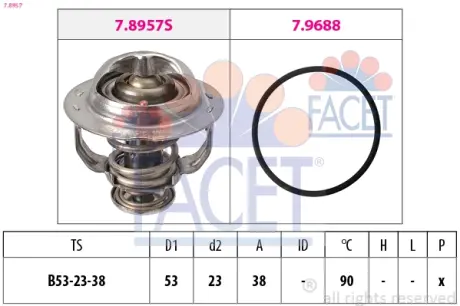 Термостат facet 78957