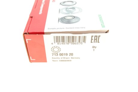 Підшипник кульковий d<30 fag 713001920