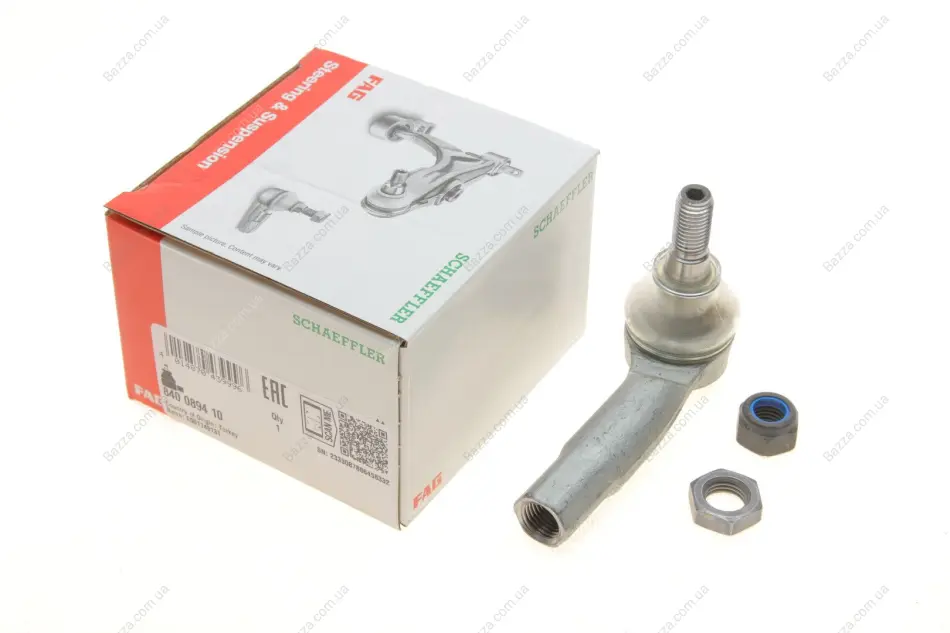 Накінечник правий L=94MM VAG Bora 98-05/Golf IV/A2 00-05, A3 96- /SEAT Leon 99-,Toledo II 99-06/ Octavia 97- FAG 840 0894 10
