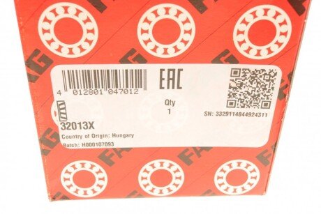 Підшипник колеса fag 32013X