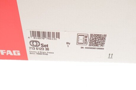 Підшипник маточини (комплект) fag 713612330