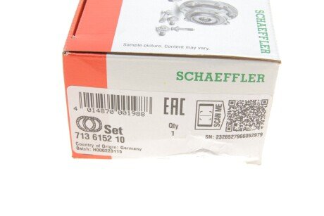 Пiдшипник ступицi колеса fag 713615210