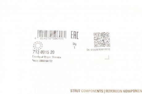 Подшипник амортизатора fag 713001520