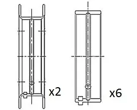 Вкладиші корінні +0.50 Opel 1.0 16V X10XE/Z10XE FAI BM1016050