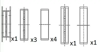 Вкладиши корінні STD Ford Tranzit 2000 - 2.0DTI /2.4DTI 06- FAI BM1020STD