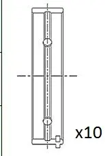 Вкладиши корінні (+0.20) Fiat Palio/Punto 1.2 03- FAI BM1052020 (фото 1)