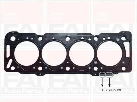 CITROEN Прокладка ГБЦ 1.38mm Berlingo,Jumpy,Fiat Scudo,Peugeot Expert 1.9D (4 карба) Металлическая !!! FAI HG867D