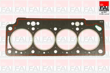 RENAULT Прокладка ГБЦ эластич. R19,Clio,Megane I,Kangoo,Mitsubishi,Volvo 1,9D/TD 90- (2 карба) FAI HG780