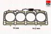 VW Прокладка ГБЦ Audi A3,A4,A6,Caddy III,Golf IV,V,T5,Passat,Touran,Skoda 1.9TDI 98- FAI HG1012A (фото 1)