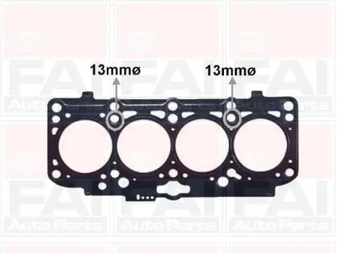 VW Прокладка головки блока Audi A4,Golf IV 1.9TDI 98- 3K FAI HG1011B