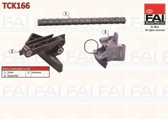 Комплект цепи ГРМ FAI TCK166