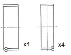Вкладыши шатунные FAI BB2069-STD