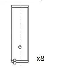 Вкладыши шатунные FAI BB2079-STD