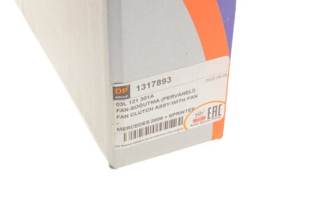 Вискомуфта вентилятора fanex 1317893