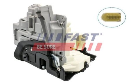 Замок дверей задній лівий Audi A4 2.0TFSI, 2.5-3.0TDI 05- fast FT00046