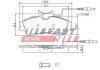 Передние тормозные колодки fast FT29517